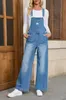Damen-Jeans-Latzhose – Verstellbare Schulterträger, weites Produktbild-Vorschau 2