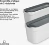 Klarstein Bac à Glace avec Couvercle – Lot de 2 x 1,5L, Voir les images du produit 2