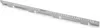 A silver metal wind deflector with multiple slots and tabs, presented on a white background. Anteprima dell’immagine prodotto