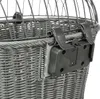 TRIXIE Hundefahrradkorb vorne aus Polyrattan - anthrazit - Produktbild-Vorschau 5
