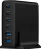 Gembird 6-Port 75W GaN USB PD Schnellladegerät in Schwarz Produktbild-Vorschau 1