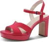 Tamaris Damen Sandalette Leder Cut-Outs Plateau High Heel Produktbild-Vorschau 2