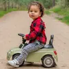 Bandits & Angels Kinderauto Fiat 500 Retro Grün ab 1 Jahr Produktbild-Vorschau 2