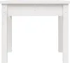 vidaXL Zahradní lavice bílá 50x44x45 cm z masivního Náhled obrázku produktu 4