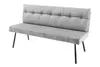 riess-ambiente Moderne Sitzbank BIG GEORGE 160cm grau Samt Produktbild-Vorschau 13