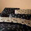 elegante Mako-Satin-Bettwäsche-Garnitur Paws Farbe Produktbild-Vorschau 3