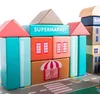 Cubes en bois avec tampon Happy City 115 pcs Voir les images du produit 13