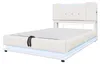Letto imbottito 90 x 200 cm con illuminazione LED, porta Anteprima dell’immagine prodotto 18