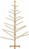 vidaXL Arbre de Noël en bois avec support Marron 180 cm Pin Voir les images du produit 5