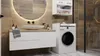 Badezimmerschrank für Waschmaschine, Regal, NP, Weiß Produktbild-Vorschau 3