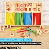 MATHEMATIX Rechenstäbchen Holz Zählstäbchen Set Mathematik Produktbild-Vorschau 4