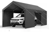 VEVOR Carport, 12 x 20 FT Outdoor-Auto-Überdachung, Produktbild-Vorschau 2