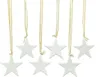 12 Sterne aus Porzellan, weiß, Weihnachtsbaumschmuck, Produktbild-Vorschau 3