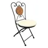 Bistro-Set aus Eisen, 1 Tisch, 2 Stühle mit runden Produktbild-Vorschau 4