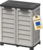Gartenschrank Wetterfest Outdoor Kunststoff Schrank Produktbild-Vorschau 1