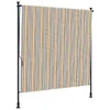 vidaXL Außenrollo Gelb und Weiß 200x270 cm Stoff und Stahl Produktbild-Vorschau 1
