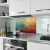 Küchenrückwand Spritzschutz Glas mit Motiv Strukturierte Produktbild-Vorschau 2