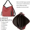 Damen Shopper Hand Henkel Tasche  30627 Red Produktbild-Vorschau 7