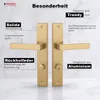 DOMINO Türgriff-Garnitur Türgriff WC WC Badezimmer Gold Produktbild-Vorschau 5