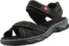 Rieker Damen Echtleder Sandalette schwarz, Damen:38 EU Produktbild-Vorschau 51