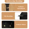 Collage of product details and features of a wardrobe/shoe cabinet. Podgląd zdjęcia produktu