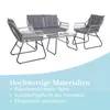 SVITA CAPRI Balkonmöbel-Set Polyrattan Sitzgruppe Outdoor Produktbild-Vorschau 4
