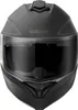 A black Sena motorcycle helmet with a clear visor is shown from the front against a white background. Produktbild-Vorschau