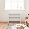 vidaXL Heizkörperabdeckung Weiß 112×19×81,5 cm MDF Produktbild-Vorschau 2