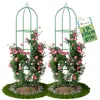 TTL GARDEN Rankhilfe Obelisk XL 195x40cm grün 2er Set – Produktbild-Vorschau 1