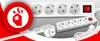 Presa multipla a 5 vie con interruttore | Cavo da 5 m | Anteprima dell’immagine prodotto 3
