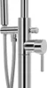 vidaXL Freistehende Badewannenarmatur Edelstahl 118,5 cm Produktbild-Vorschau 1