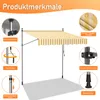 Aopunly svorka markíza 250x120cm markíza Výškovo Náhľad obrázku produktu 3