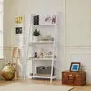 4-vrstvový rebríkový regál, otvorený organizér a úložný Náhľad obrázku produktu 3