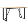 vidaXL Table de salle à manger O-cadres 160x80x75,5 cm pin Voir les images du produit 1