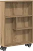 vidaXL Carrello portaoggetti stretto Artisan oak 48x13x68 Anteprima dell’immagine prodotto 1