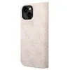 A pink and beige patterned phone case for an iPhone 14 Plus is shown against a white background. Podgląd zdjęcia produktu