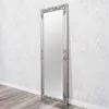 Eleganter Barock Spiegel BESSA 140x50cm silber-antik Produktbild-Vorschau 2
