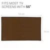 kwmobile 55" TV Abdeckung Indoor - Fernseher Hülle Produktbild-Vorschau 10