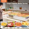 VEVOR kommerzieller Speisenwärmer ，elektrischer Dampftisch Produktbild-Vorschau 2