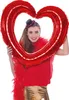 Pallone in foil a forma di cuore, cornice rossa 80x75cm Anteprima dell’immagine prodotto 2
