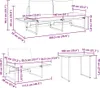 vidaXL Garten Essgruppe 3 stk. Anthrazit Stahl Produktbild-Vorschau 8