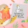 Mr. & Mrs. Panda Grußkarte Pinguin Gartenarbeit - Grau Produktbild-Vorschau 5