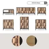 Commode Vicco Eliza noir/chêne 80x81.2cm avec 3 tiroirs, Voir les images du produit 7