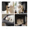 Arbre à gratter Relaxdays, avec cachette, 2 poteaux en Voir les images du produit 3