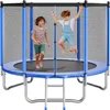 VEVOR trampolino da esterno a terra 244 x 244 cm con rete Anteprima dell’immagine prodotto 1