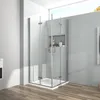 EMKE sprchový kout 75x80x195 cm skládací dveře do niky Náhled obrázku produktu 1