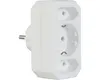 Adattatore multipresa europea con protezione, bianco, con 2 Anteprima dell’immagine prodotto 2