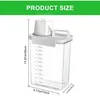 2 luftdichte Waschmittelspender (2300 ml) mit Messbecher, Produktbild-Vorschau 2