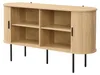 Sideboard - Holzoptik - Rolljalousie-Türen & Eisenbeine - Produktbild-Vorschau 13