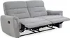 Sofagarnitur 3-teilig - Hellgrau - Chenille - mit Produktbild-Vorschau 15